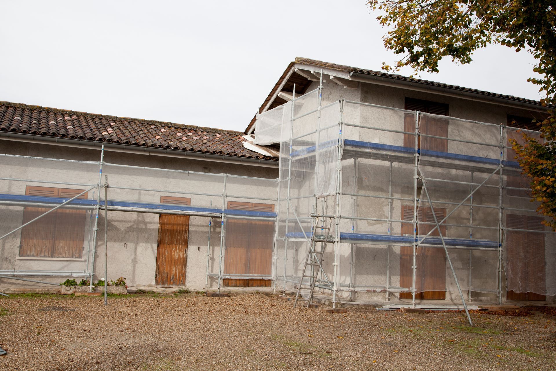 Une ancienne maison en rénovation