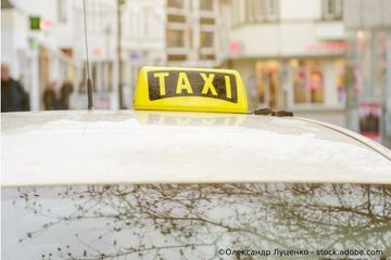 Taxi auf der Straße