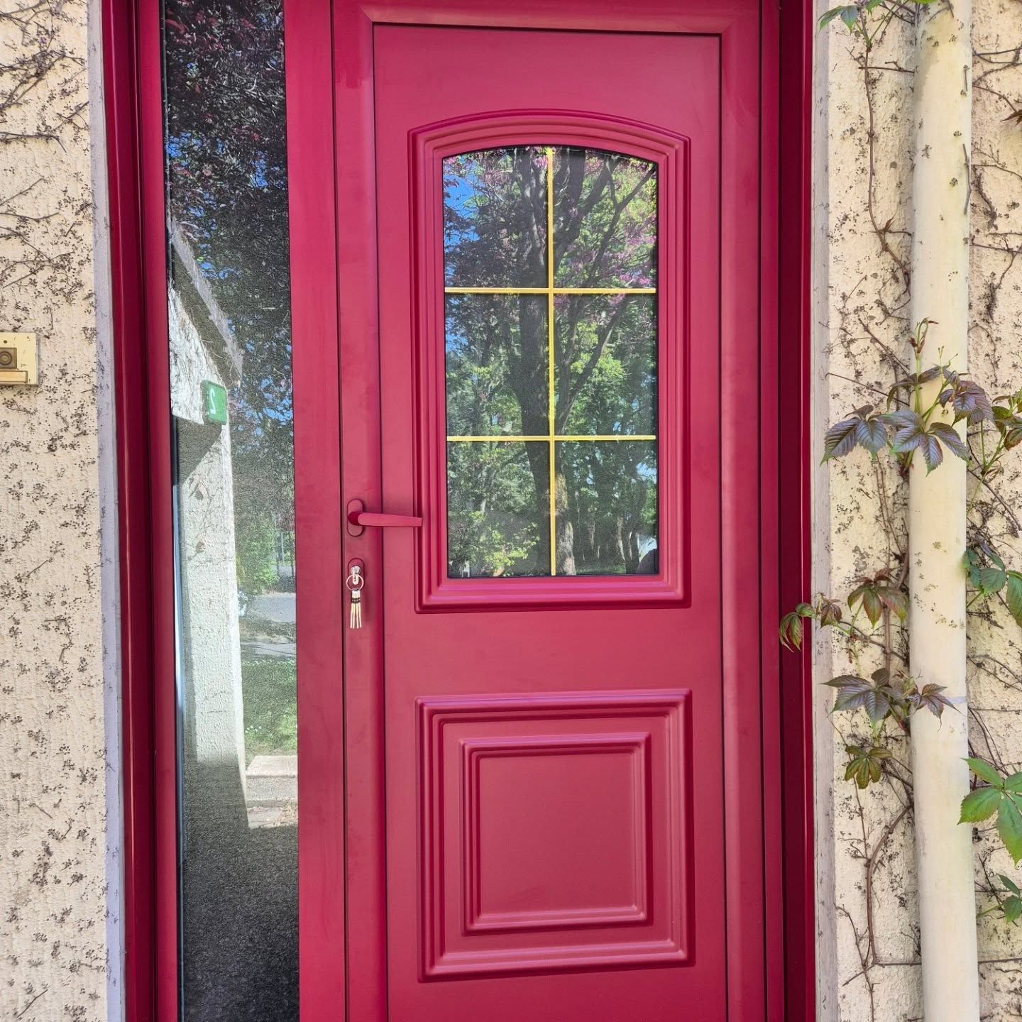 porte d'entrée bois