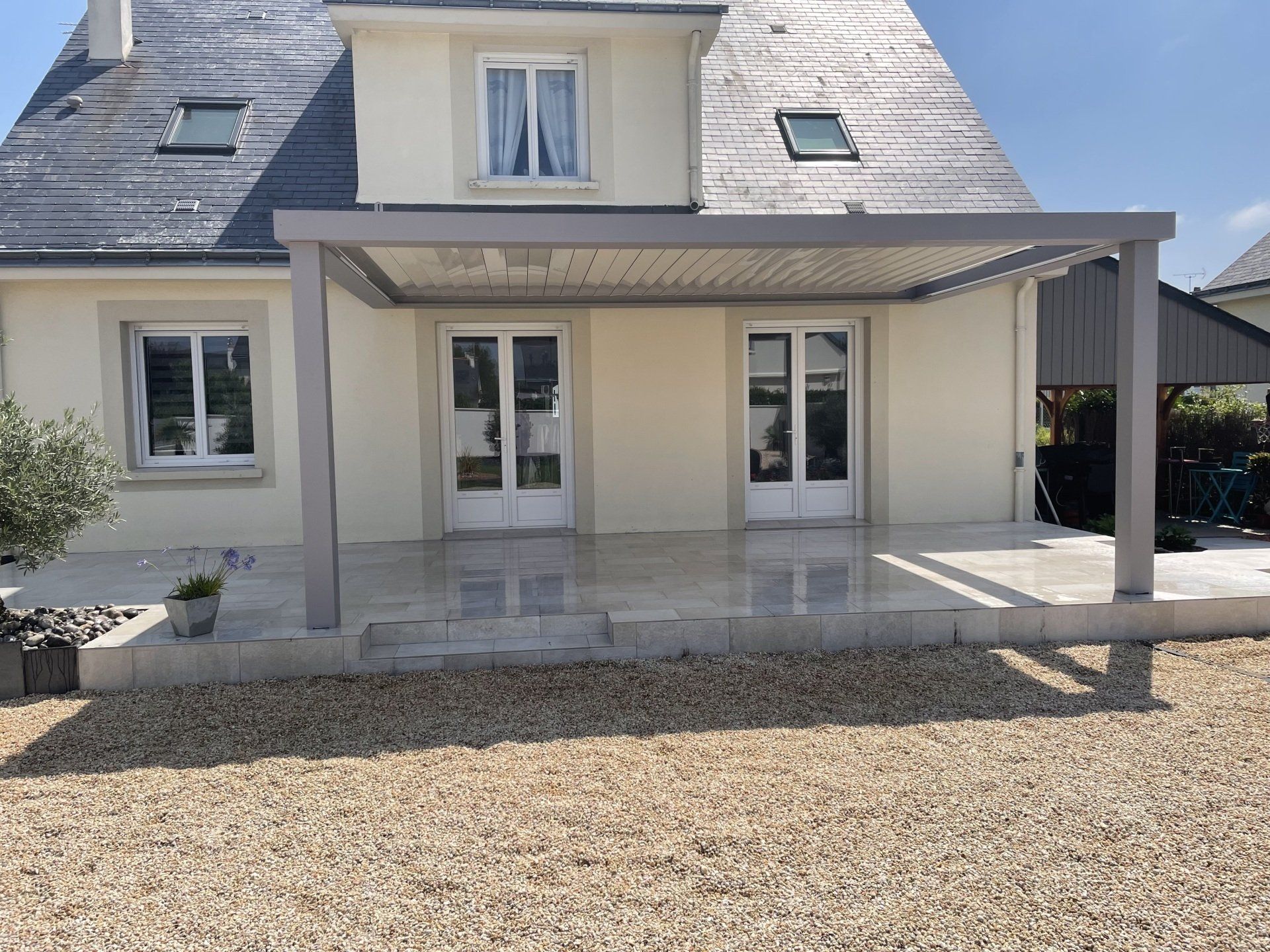 pergola aluminium installation