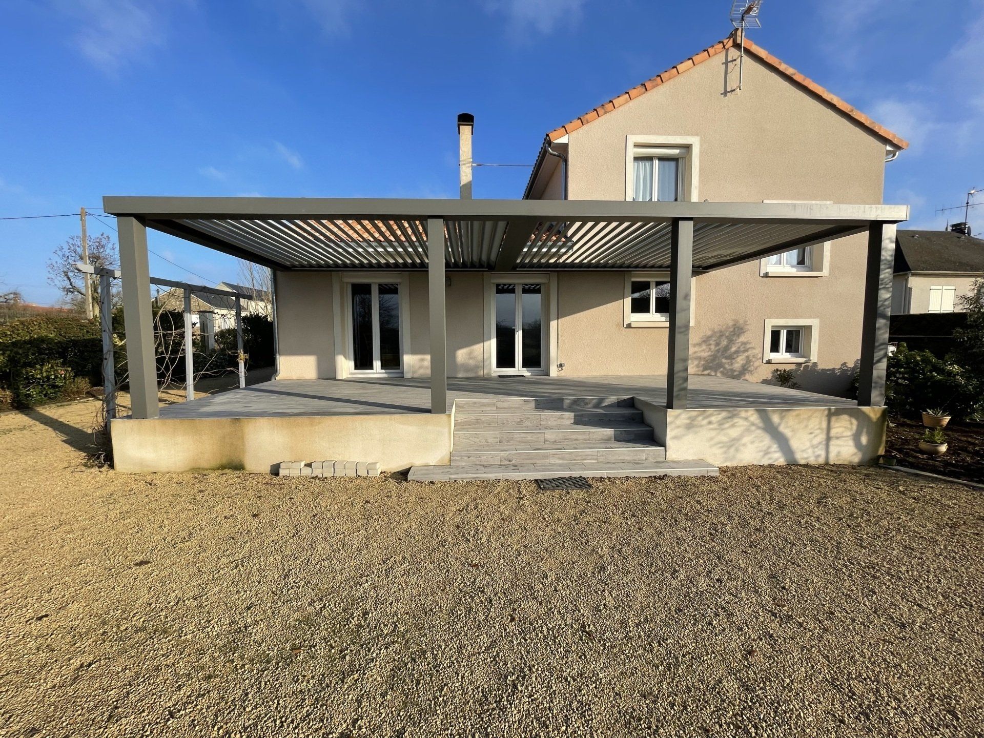 Flavier Alu mise en place pergola