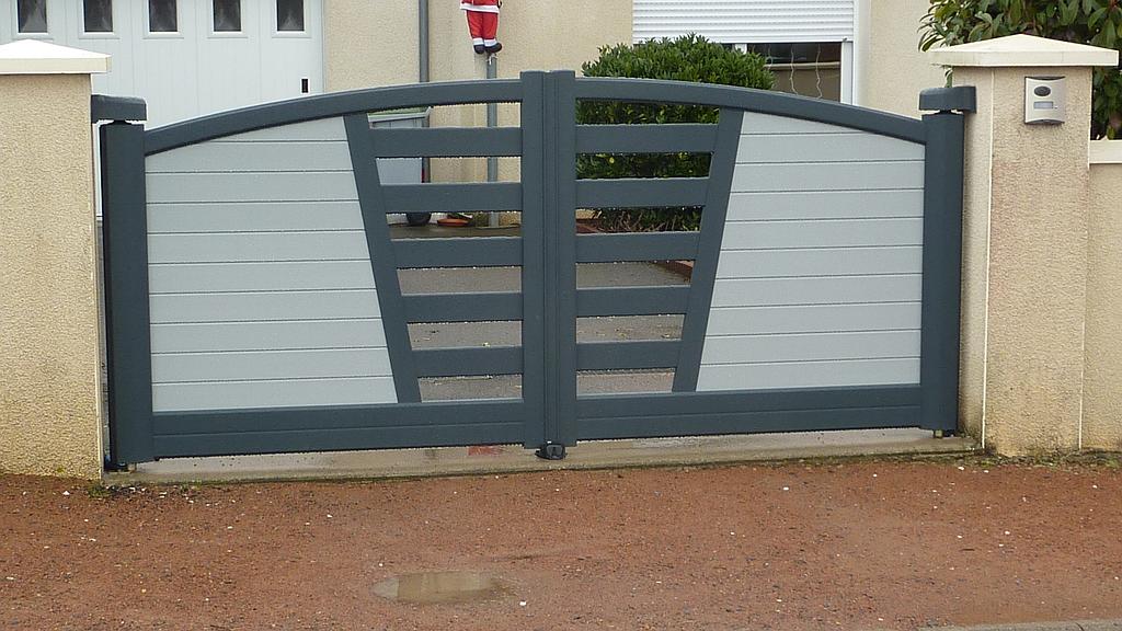 réalisation portail aluminium