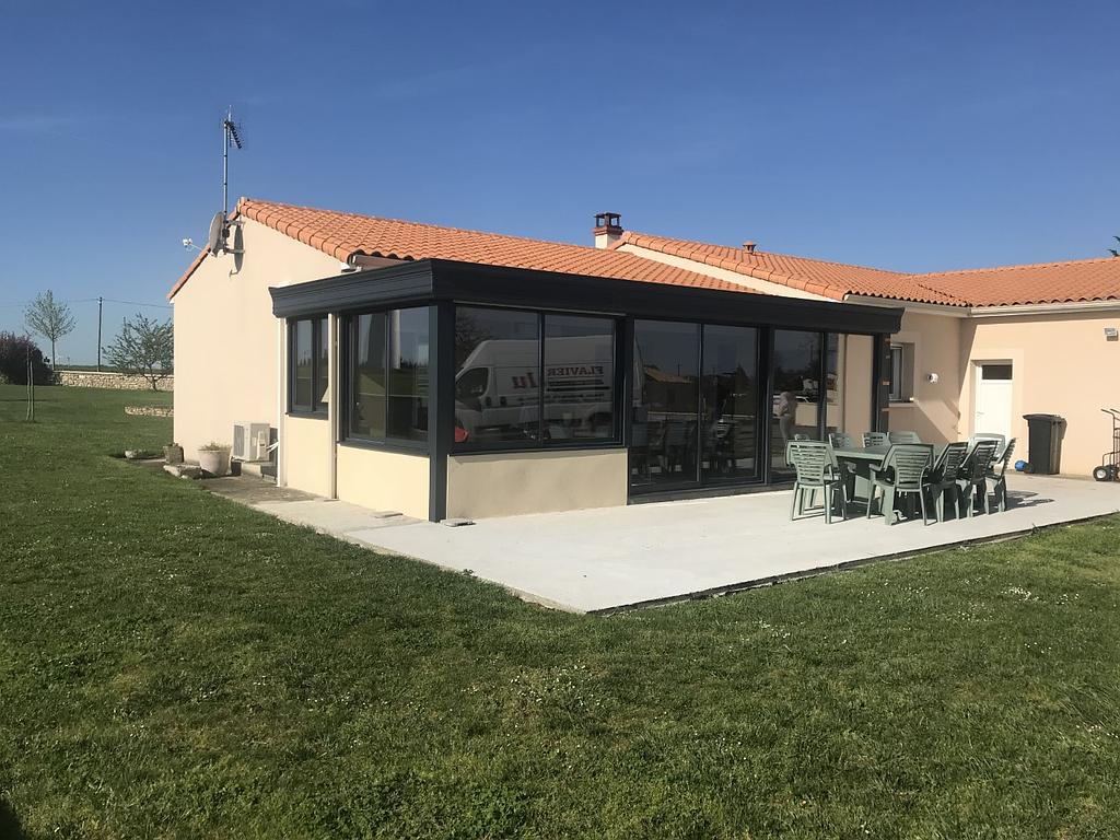 Flavier Alu pose de véranda