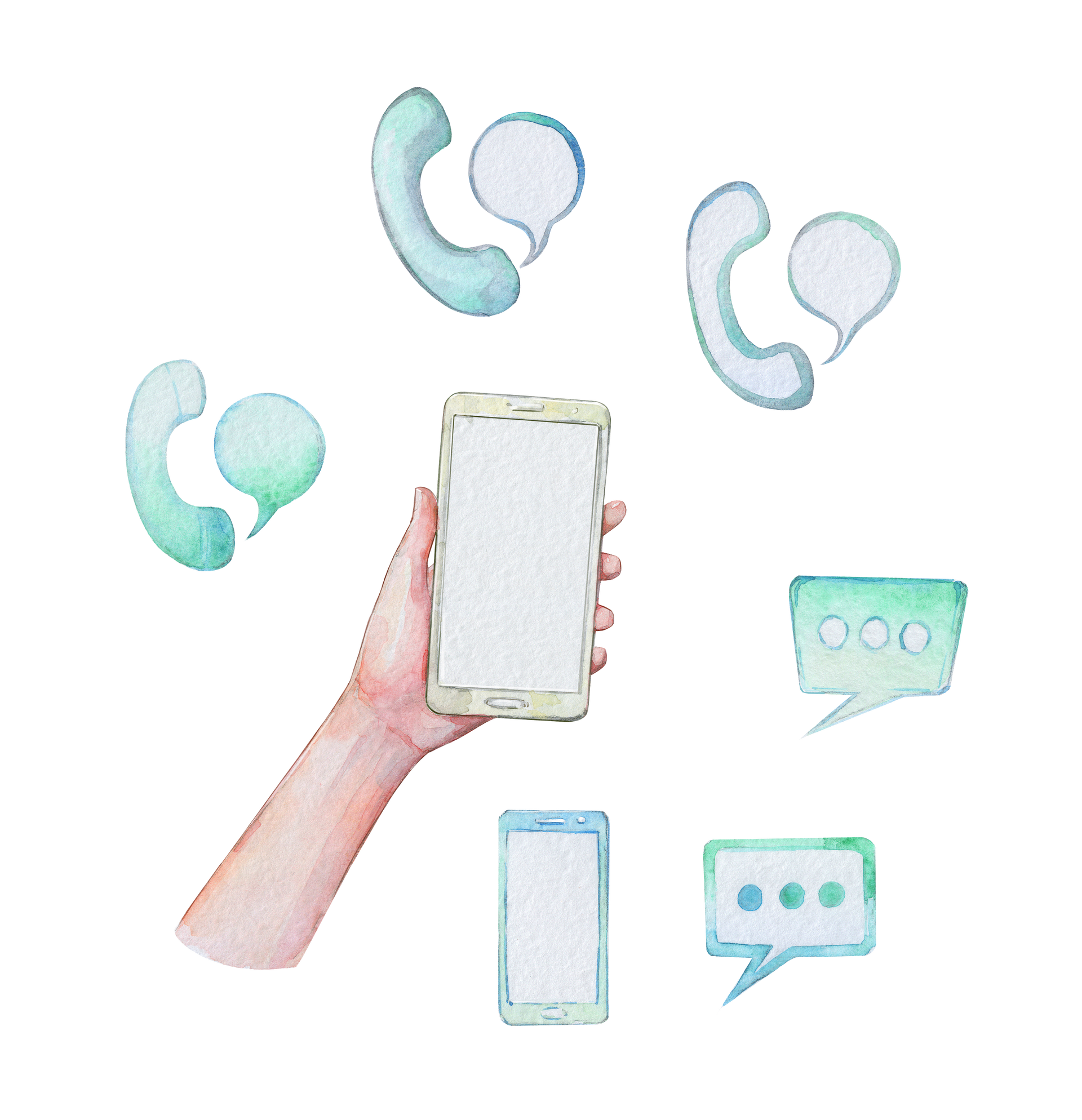 Illustration de téléphones