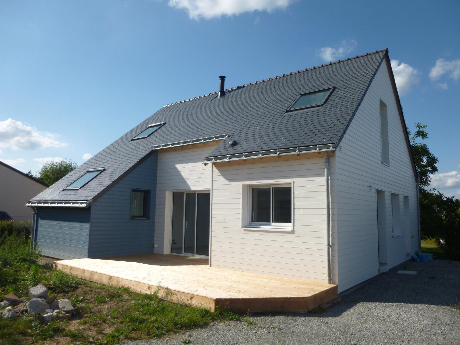 Pavillon bardage blanc