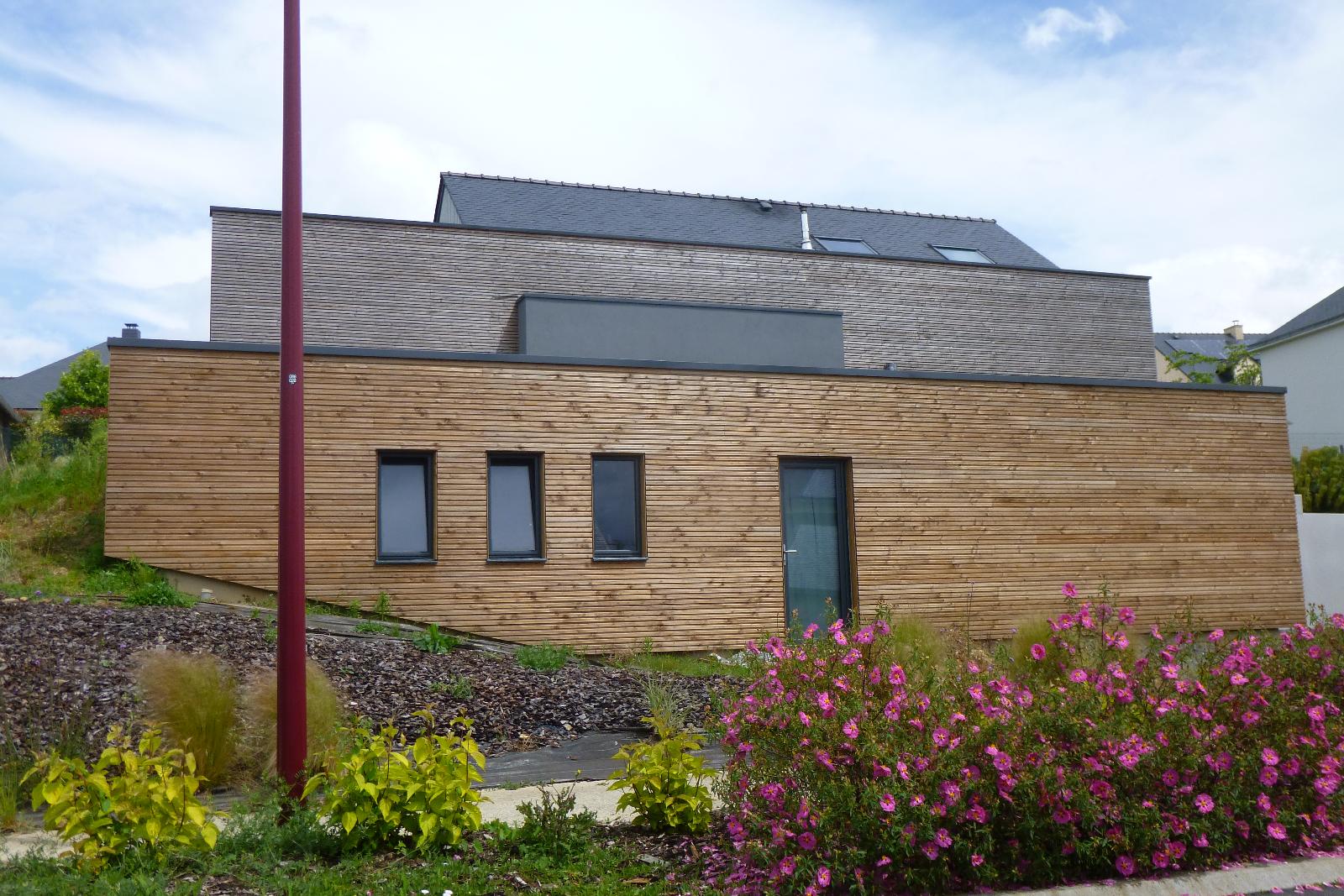 Maison en bois à étages