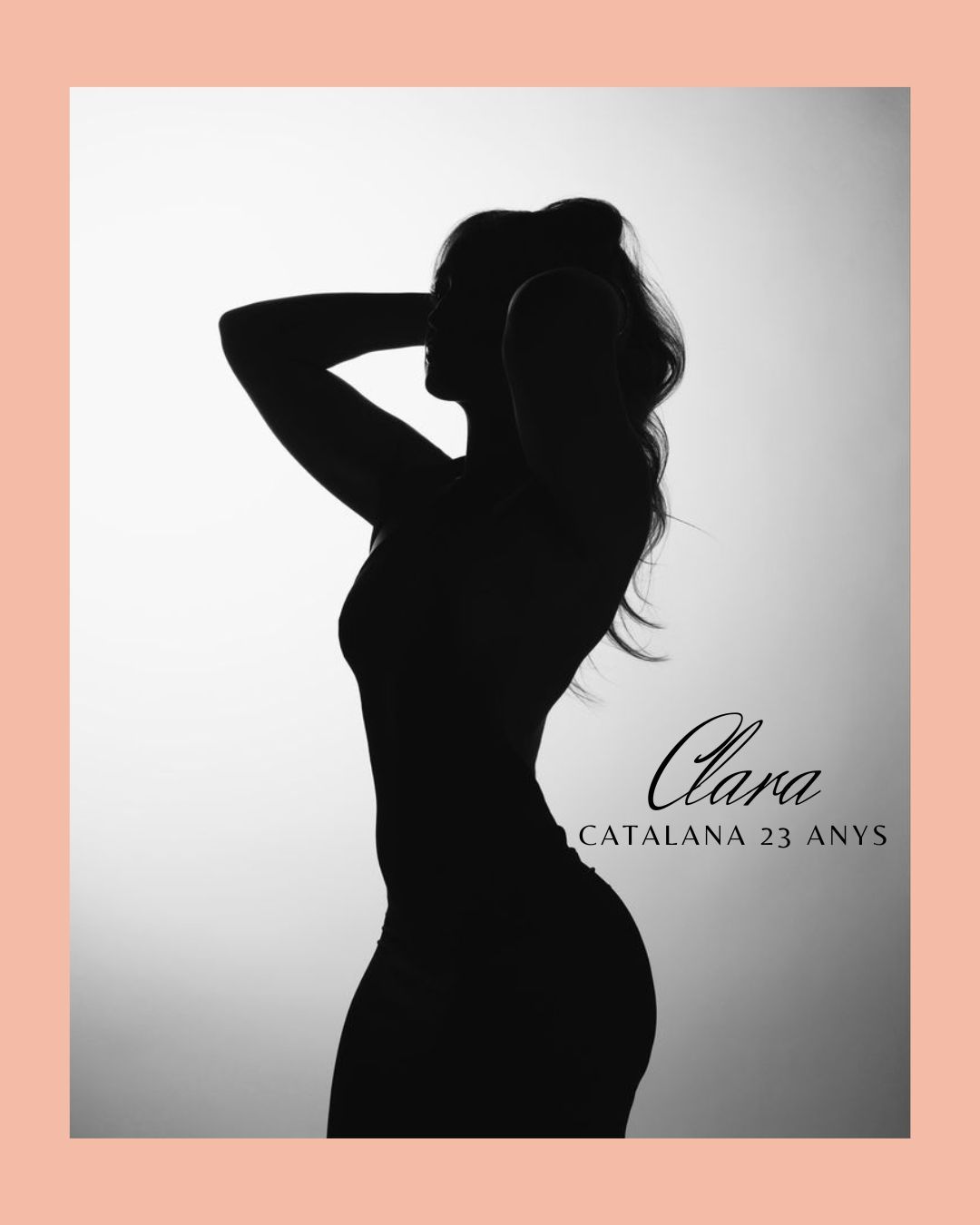 Silueta de una persona sentada sobre una superficie. El texto dice: «Laia, catalana de 25 años».