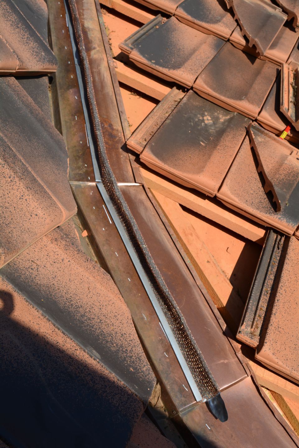 Marderschutz von der HTR PROTECT GmbH auf einem Dach