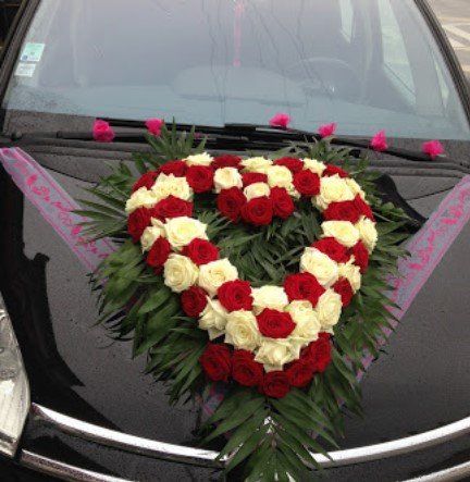 Décoration de voiture pour mariage