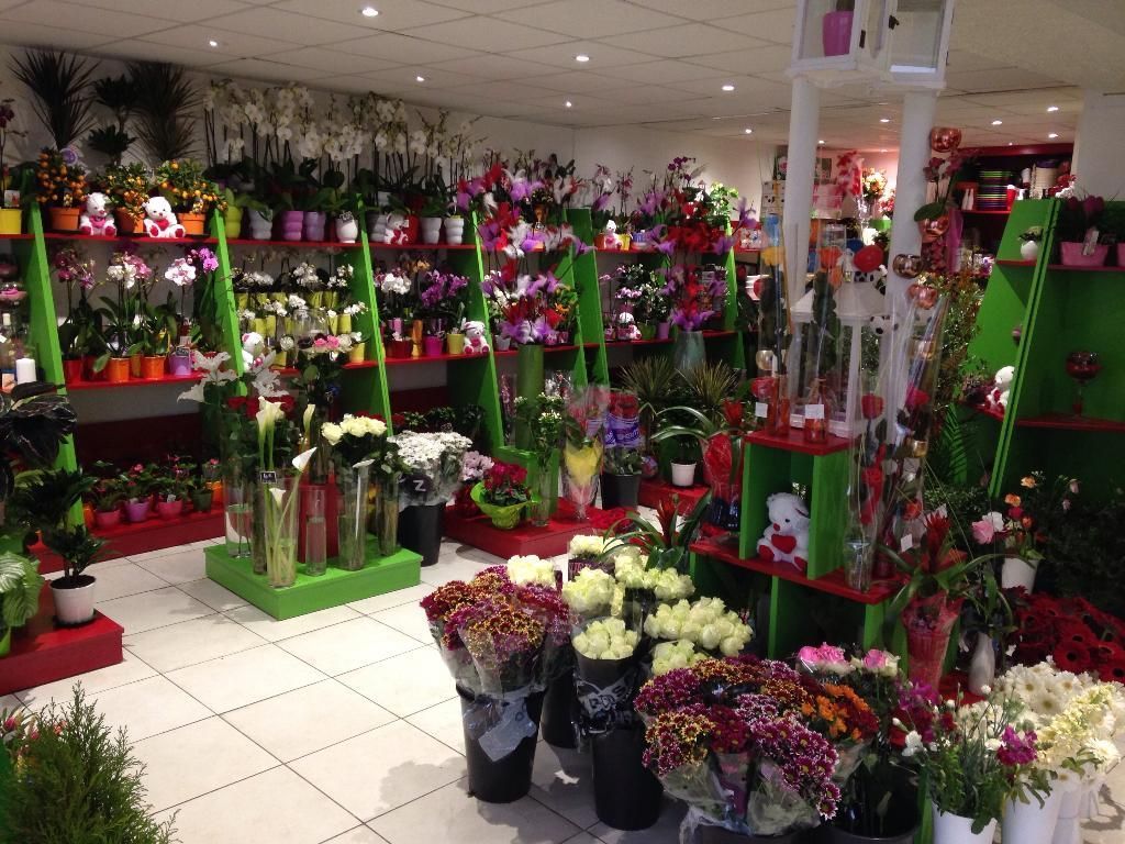 Magasin de vente de fleurs