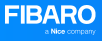 Un logotipo azul para Fibaro, una buena empresa.