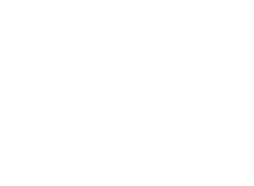 Masque blanc avec logo des trois flèches de recyclage