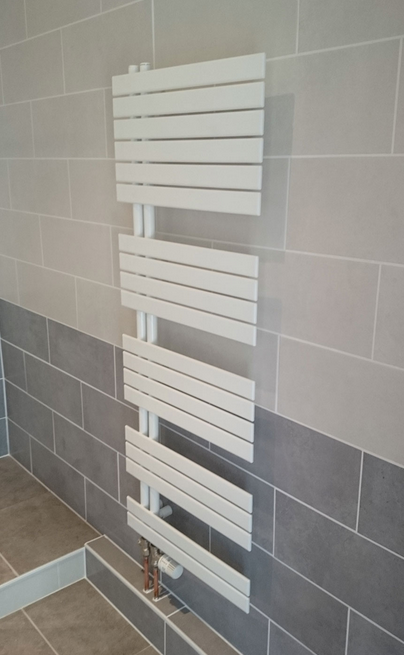 Pose sèche-serviette