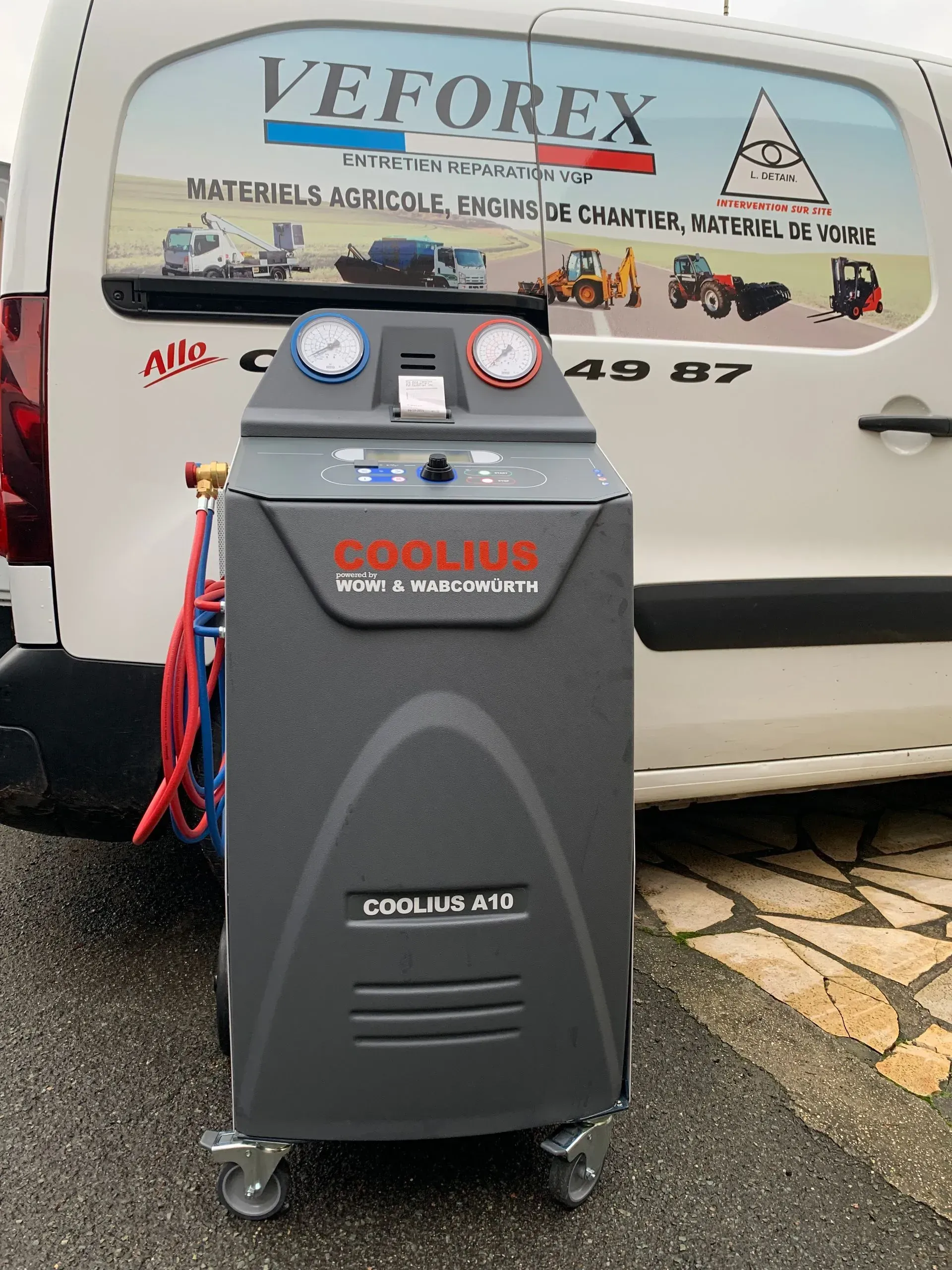 Station de recharge de clim Coolius