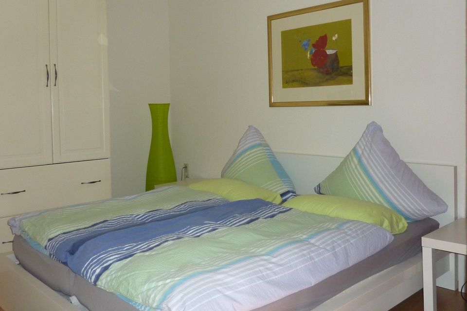 freundlich eingerichtetes Doppelzimmer in der Pension Traumstation Niederrhein Inh. Gerd Gärtner