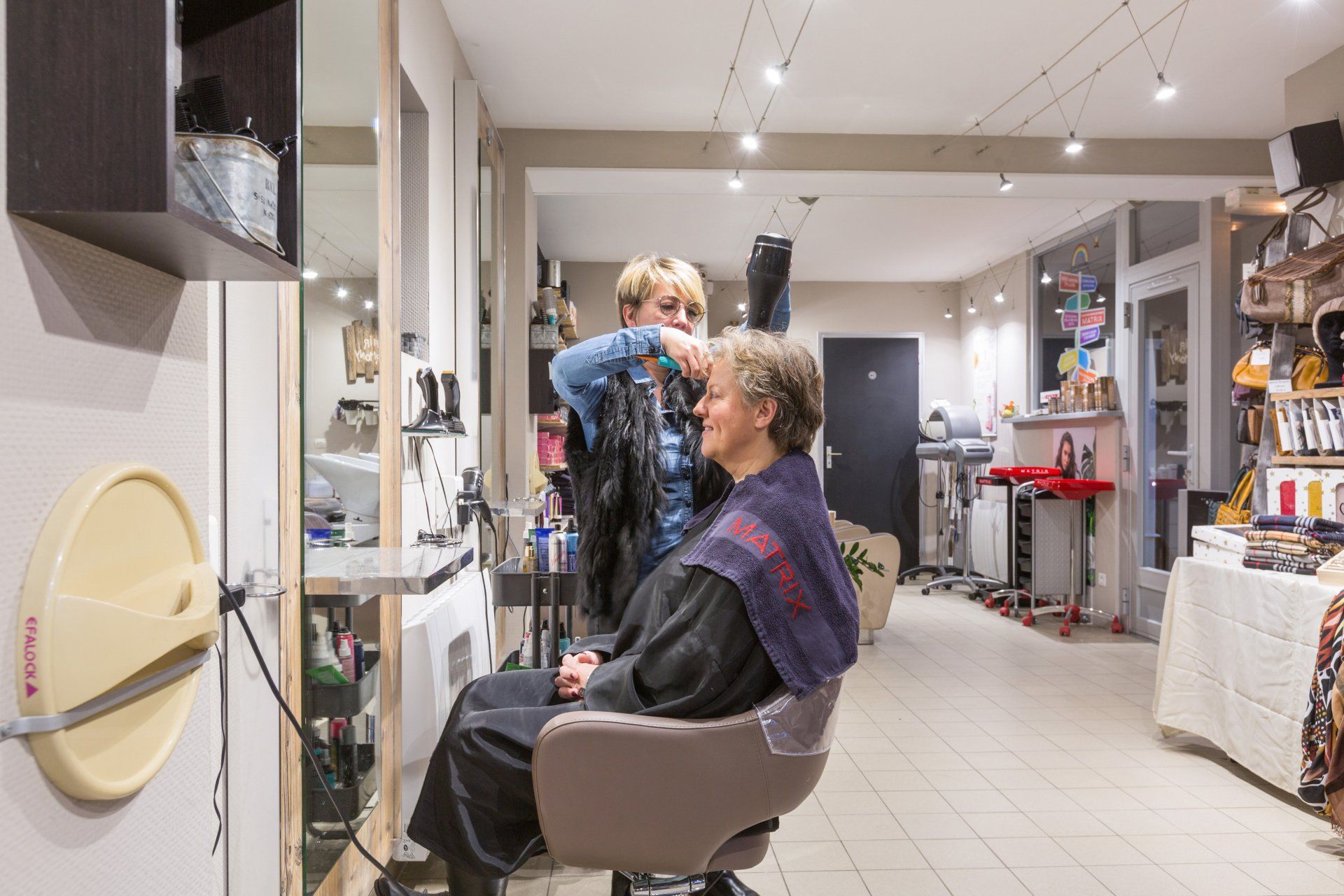 Prestation en coiffure