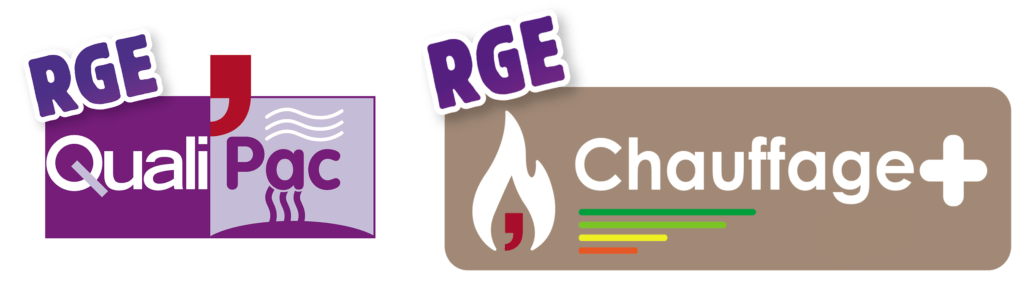 Logos RGE Qualibat et RGE Chauffage
