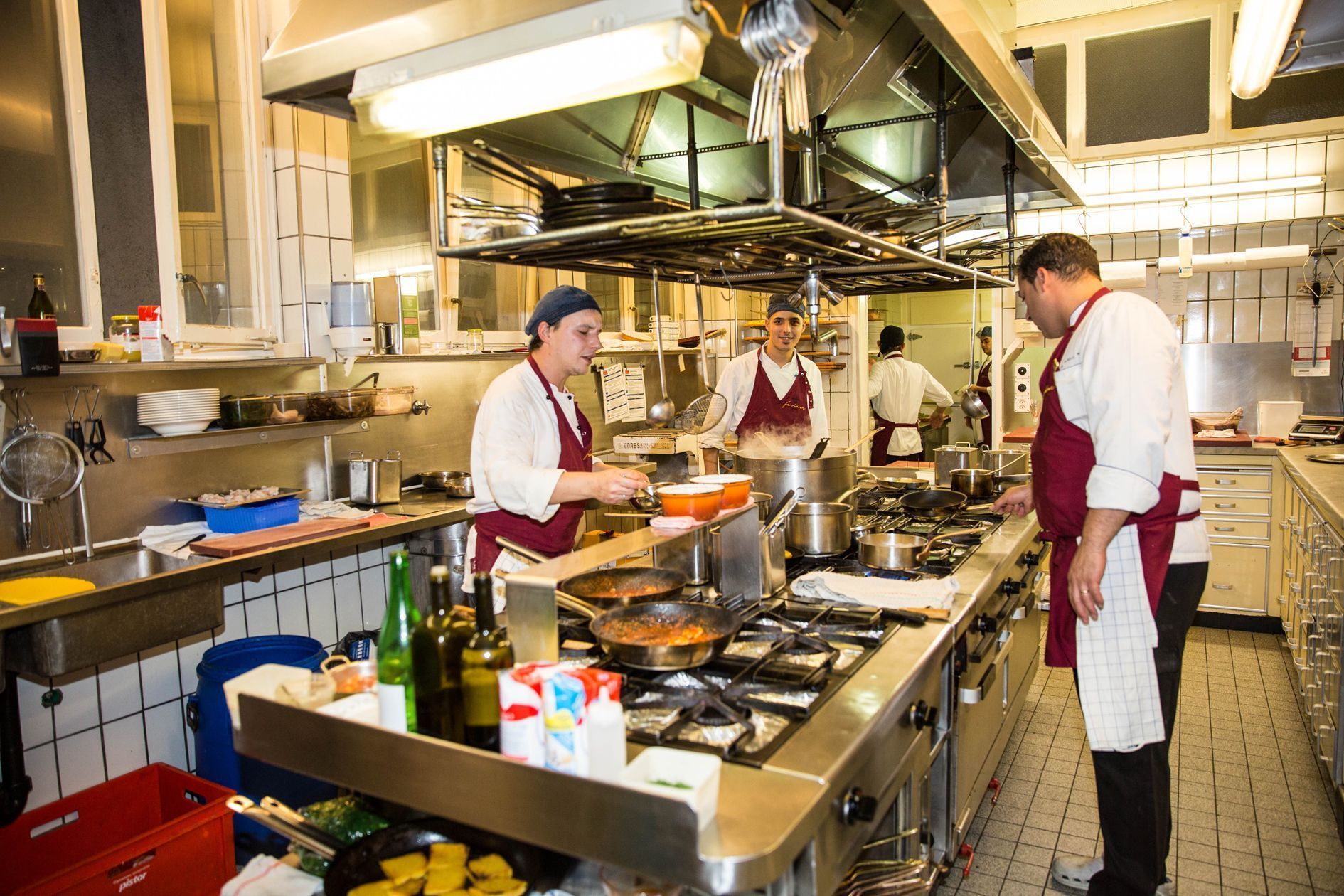 Blick in die Küche 2 - Ristorante Casa Ferlin - Zürich