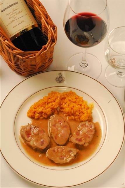 Rognoni flambé - Ristorante Casa Ferlin - Zürich