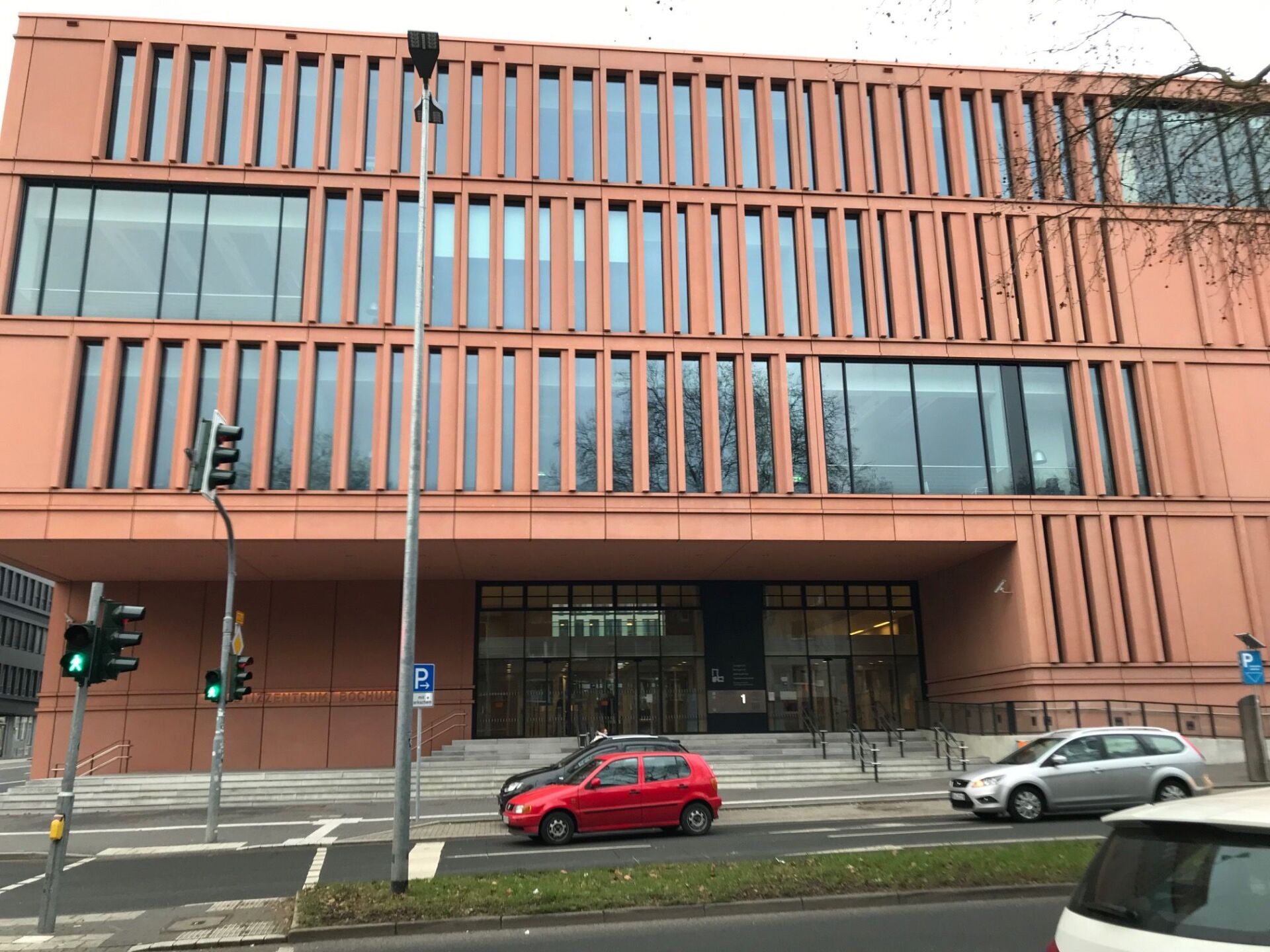 Justizzentrum Bochum, Eingangsdecke Haupteingang