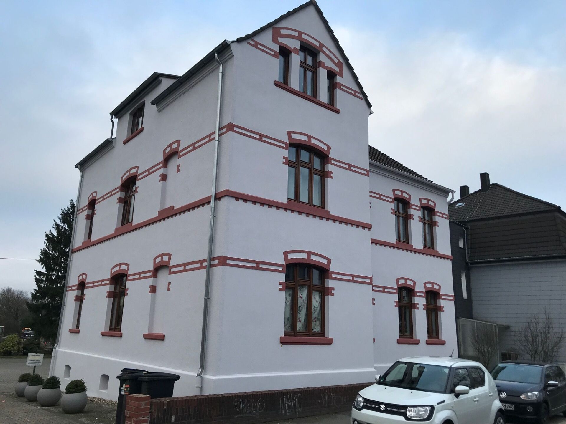 Markstraße in Bochum, Putz und Anstrich Altbau