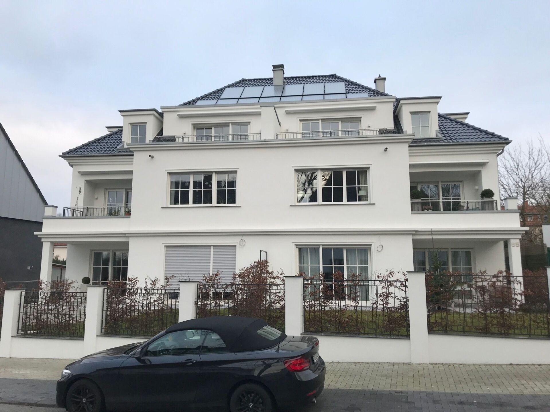 Drusenbergstraße in Bochum, Wärmedämmung, Putz und Außenstuck