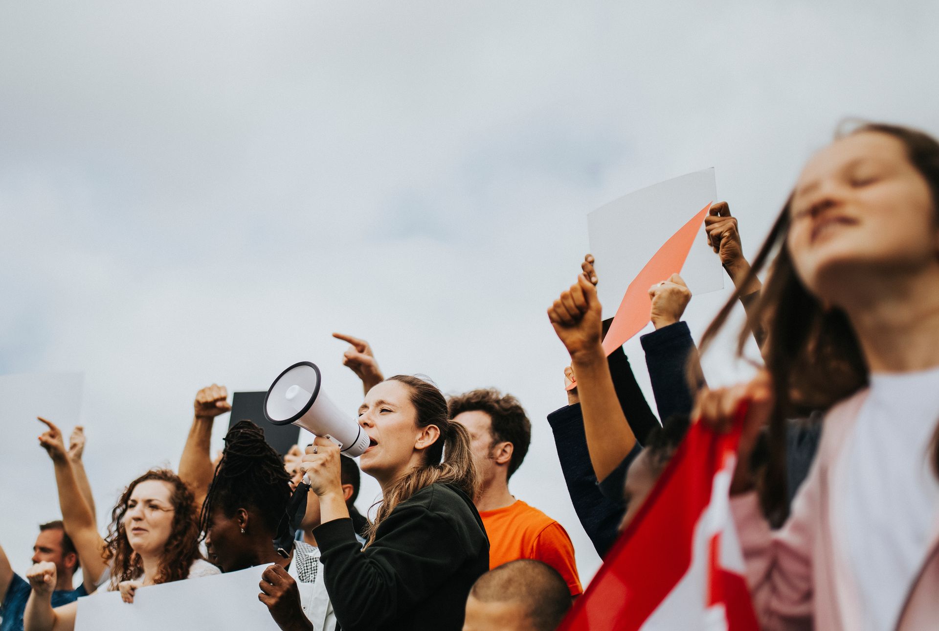 Manifestation pour le droit des femmes