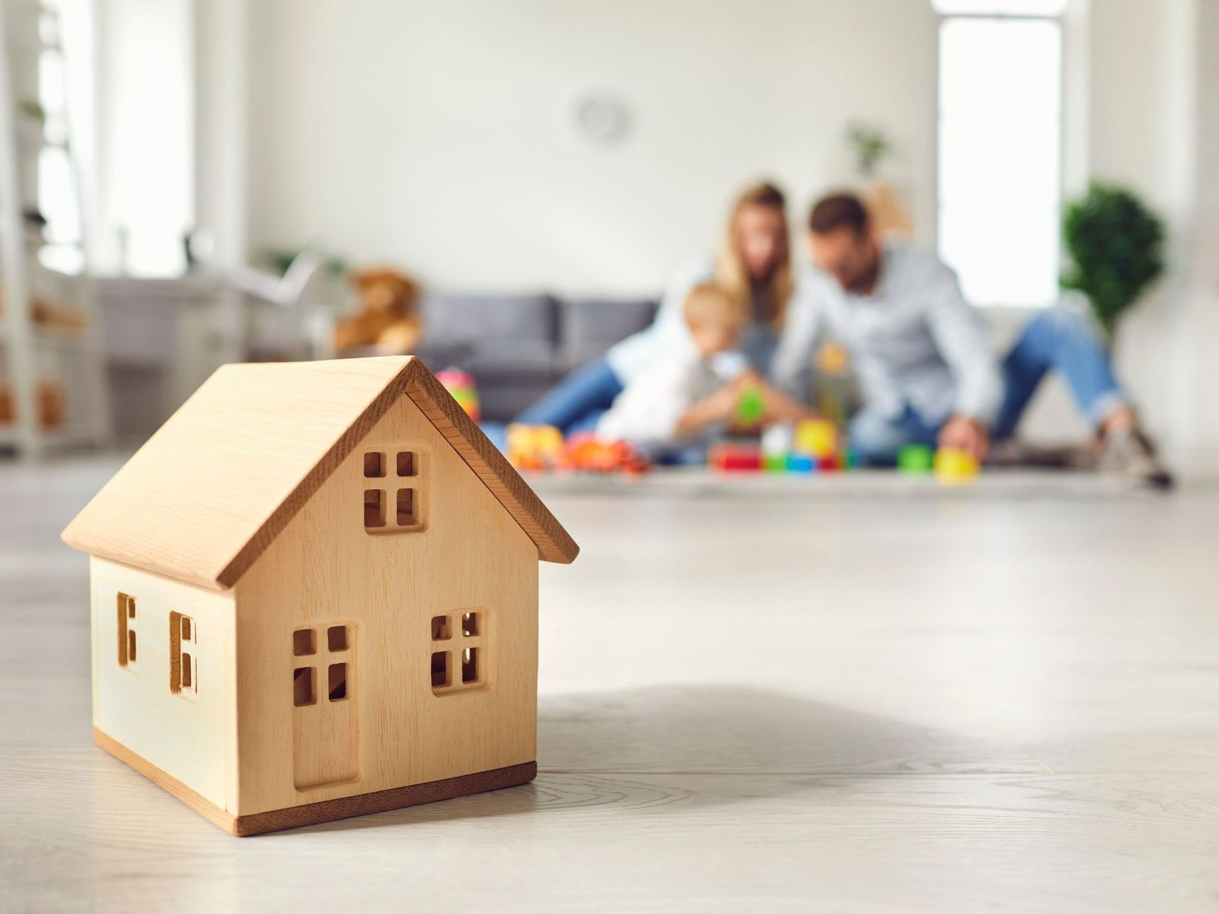 Maison en bois miniature