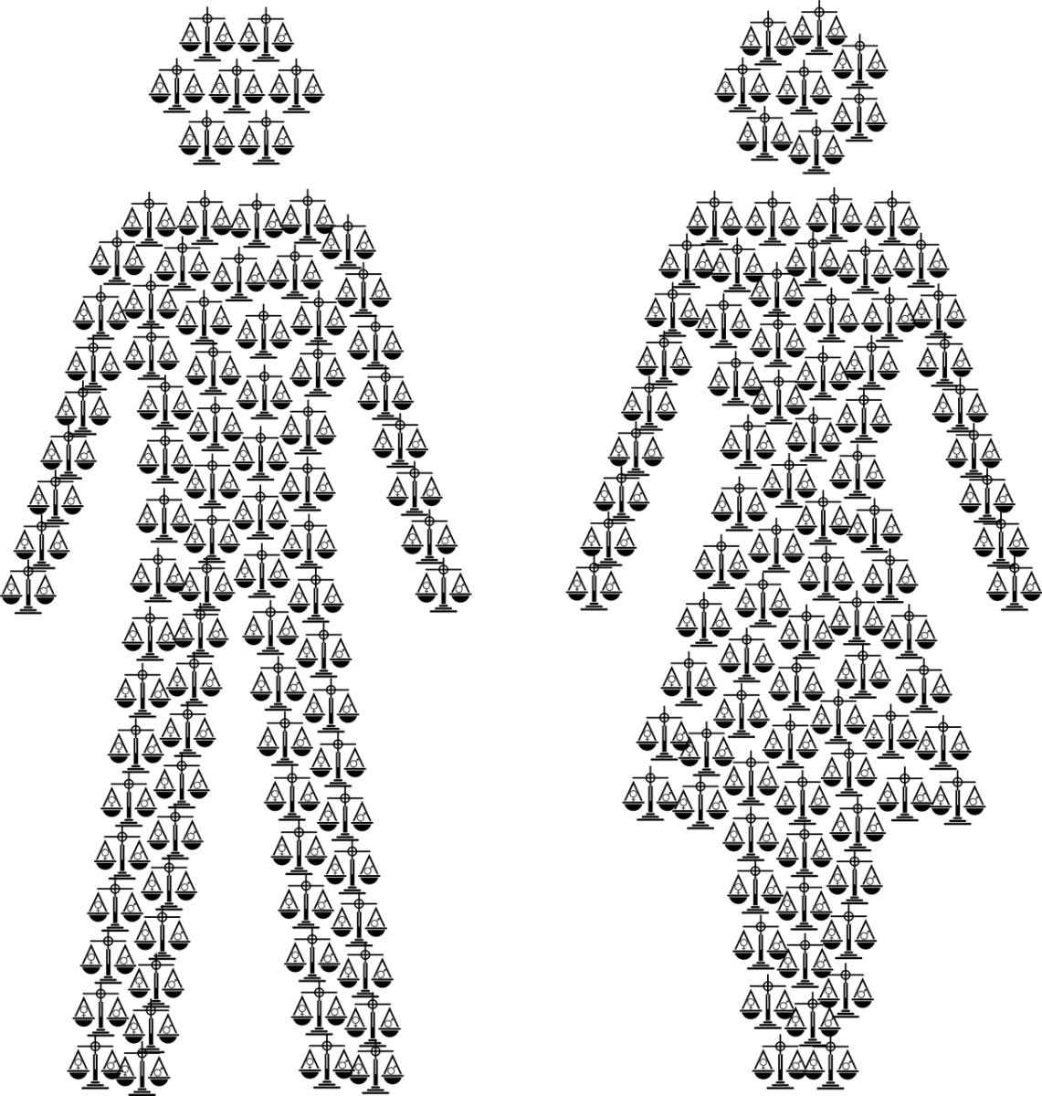 Deux bonhommes 
