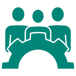 Icon kundennahe Arbeit