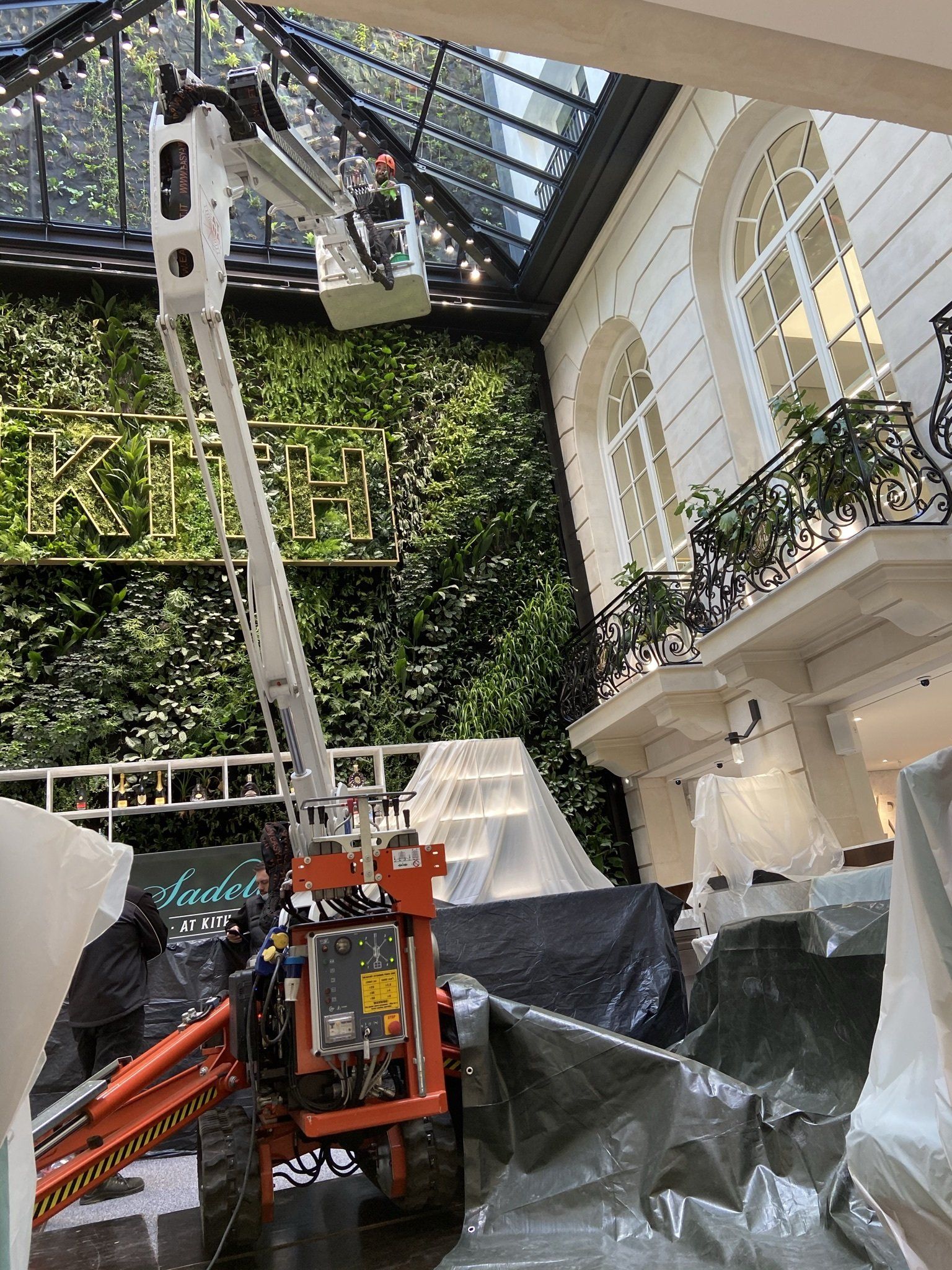 Nettoyage par nacelle