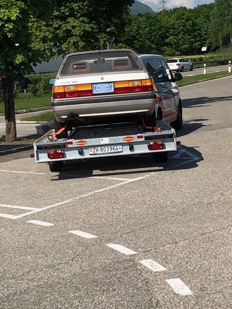 Audi 90 2.2, Foto der Carrosserie Fäh