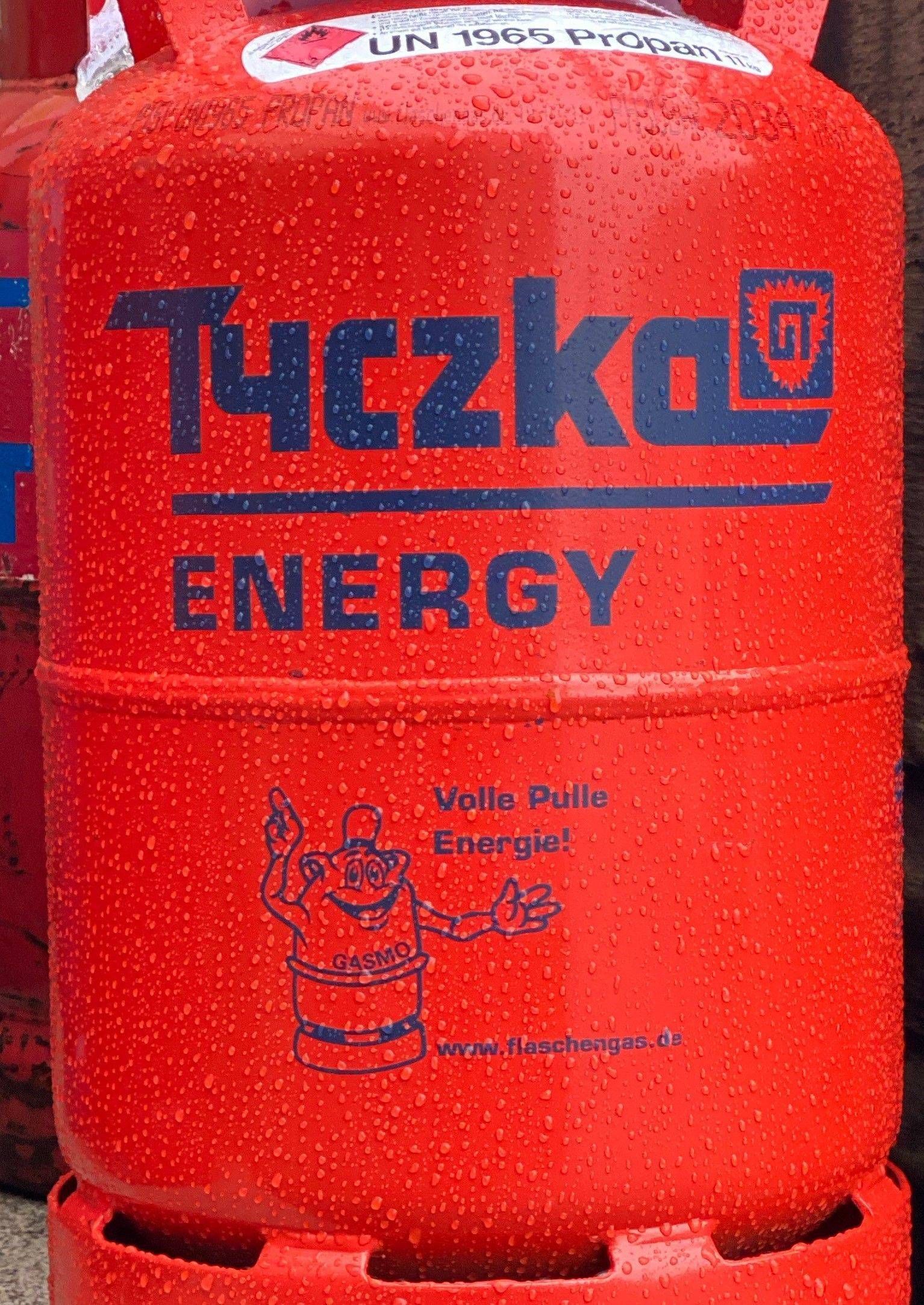 Glasflache von Tyczka