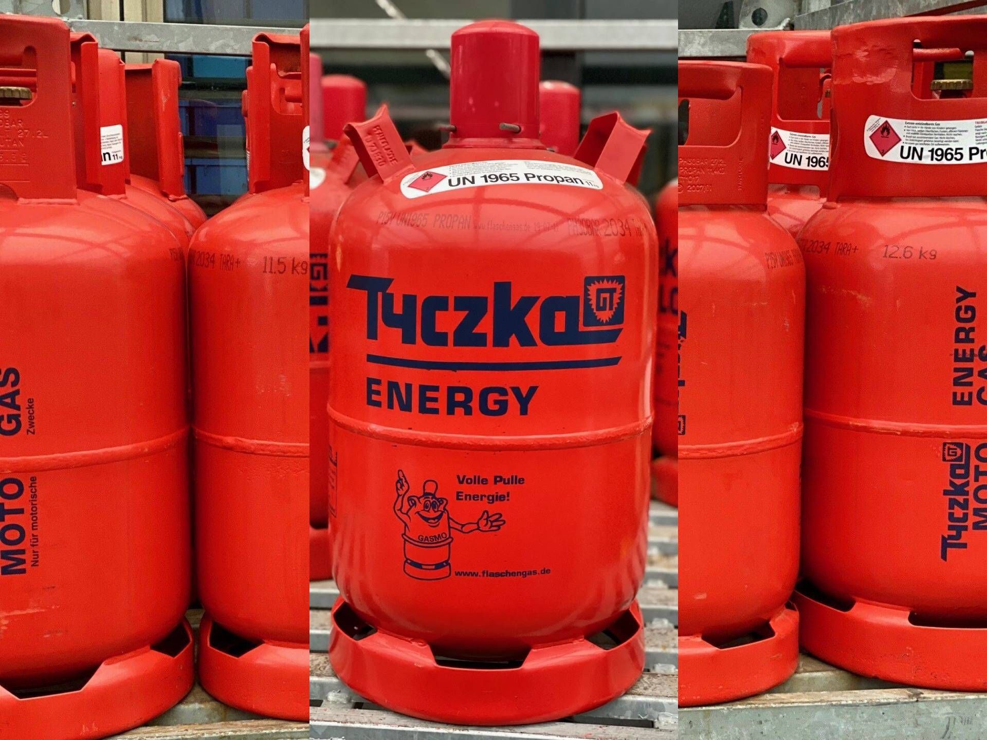 Glasflachen von Tyczka