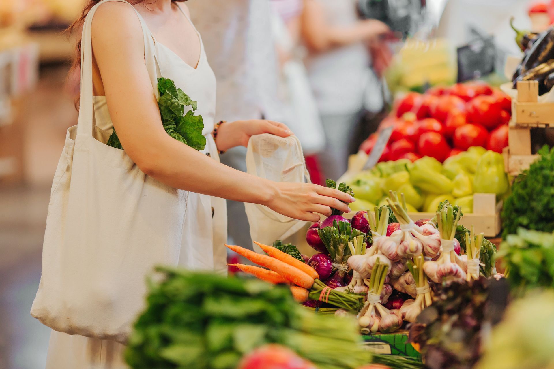 Des légumes dans une épicerie