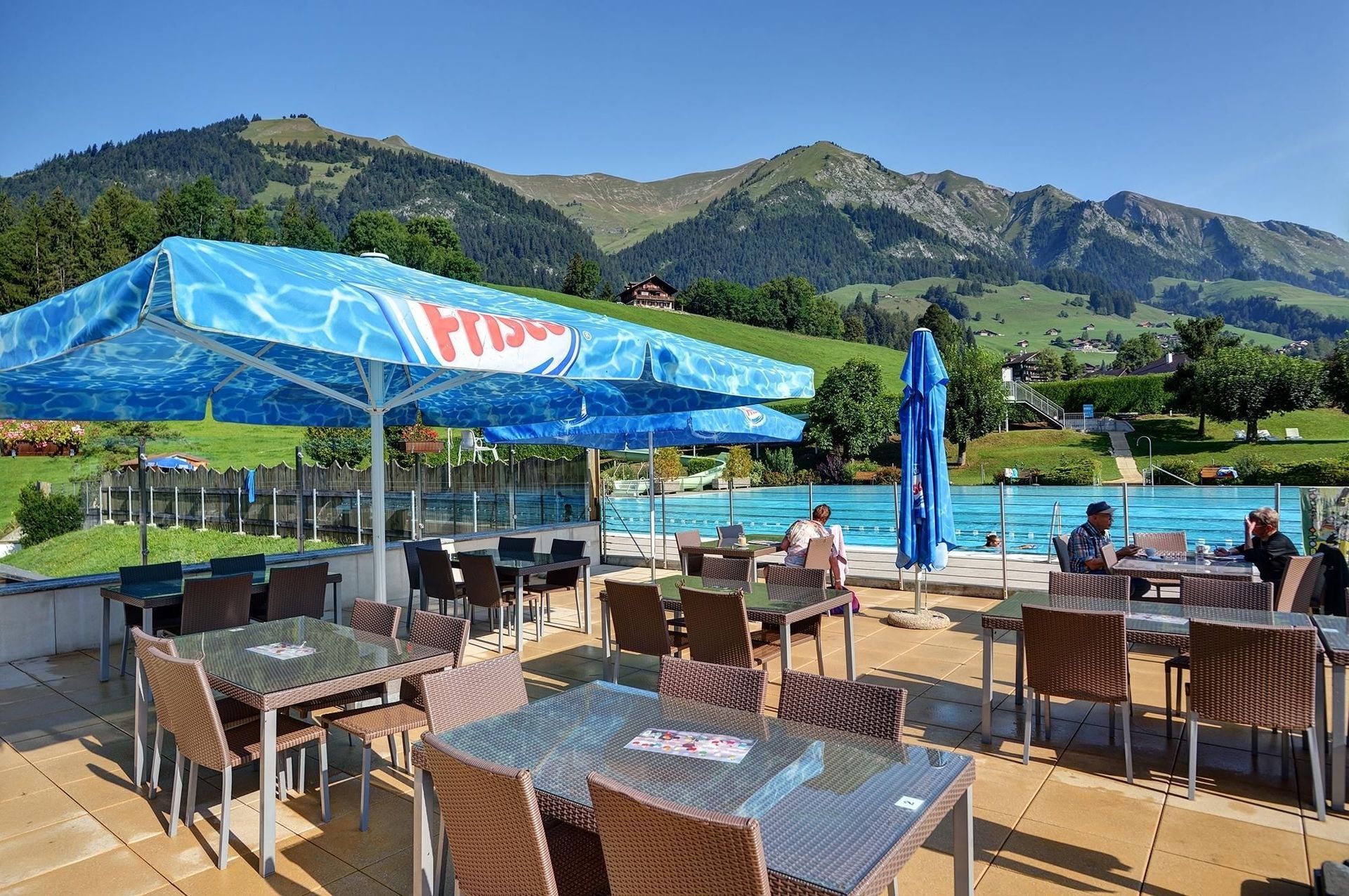 Restaurant de la Piscine - Camping - Château-d'Oex