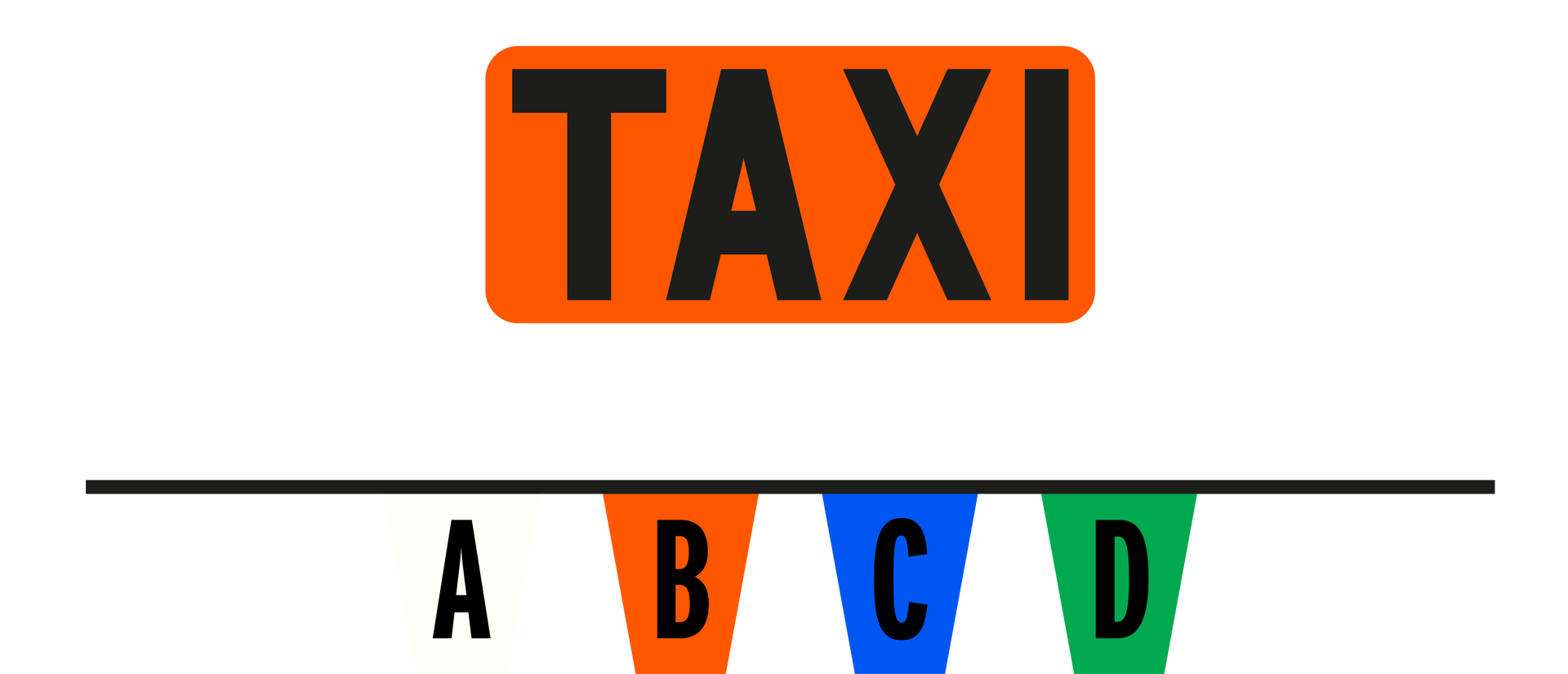 Illustration d'un insigne de taxi