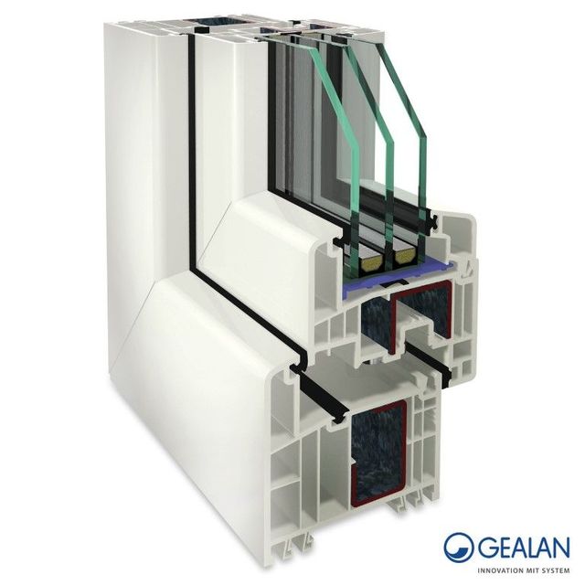 Inneres Aussehen eines Kunststofffensters