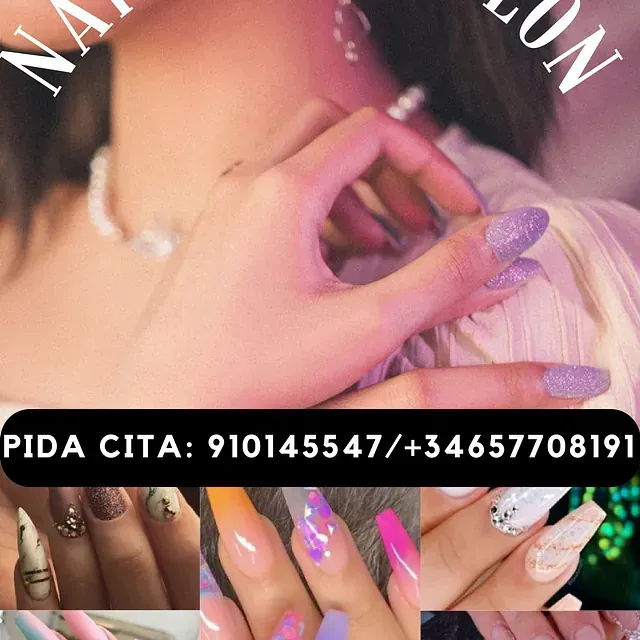 Cuatro imágenes de manos de mujer con diferentes uñas.