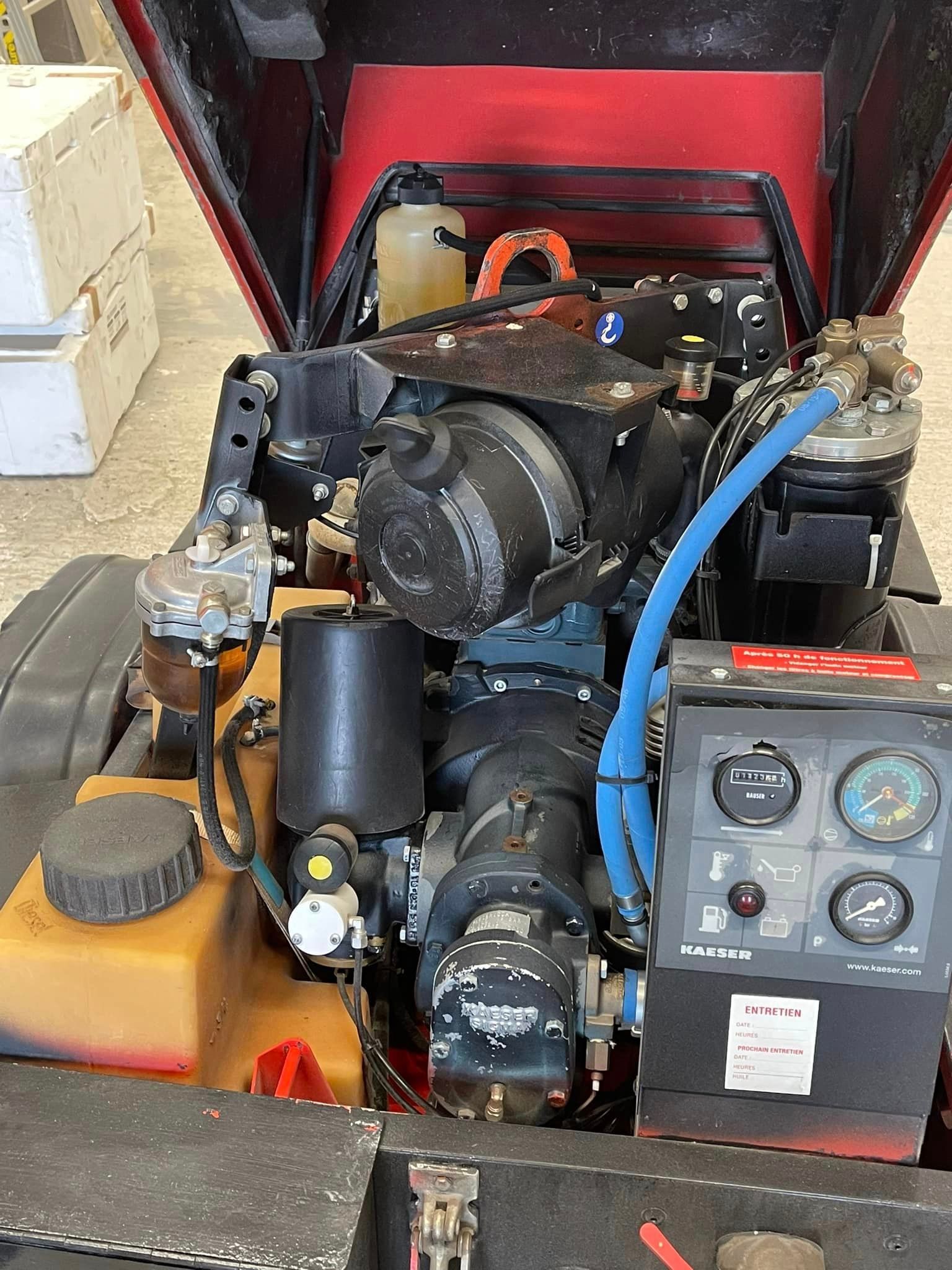 Moteur après nettoyage cryogénique.