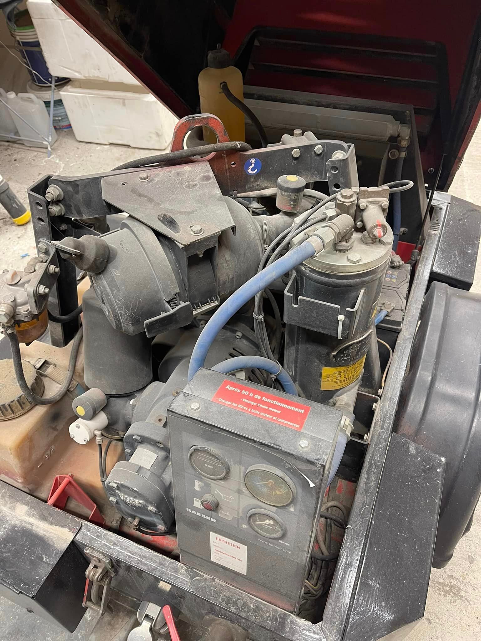 Moteur avant nettoyage cryogénique.