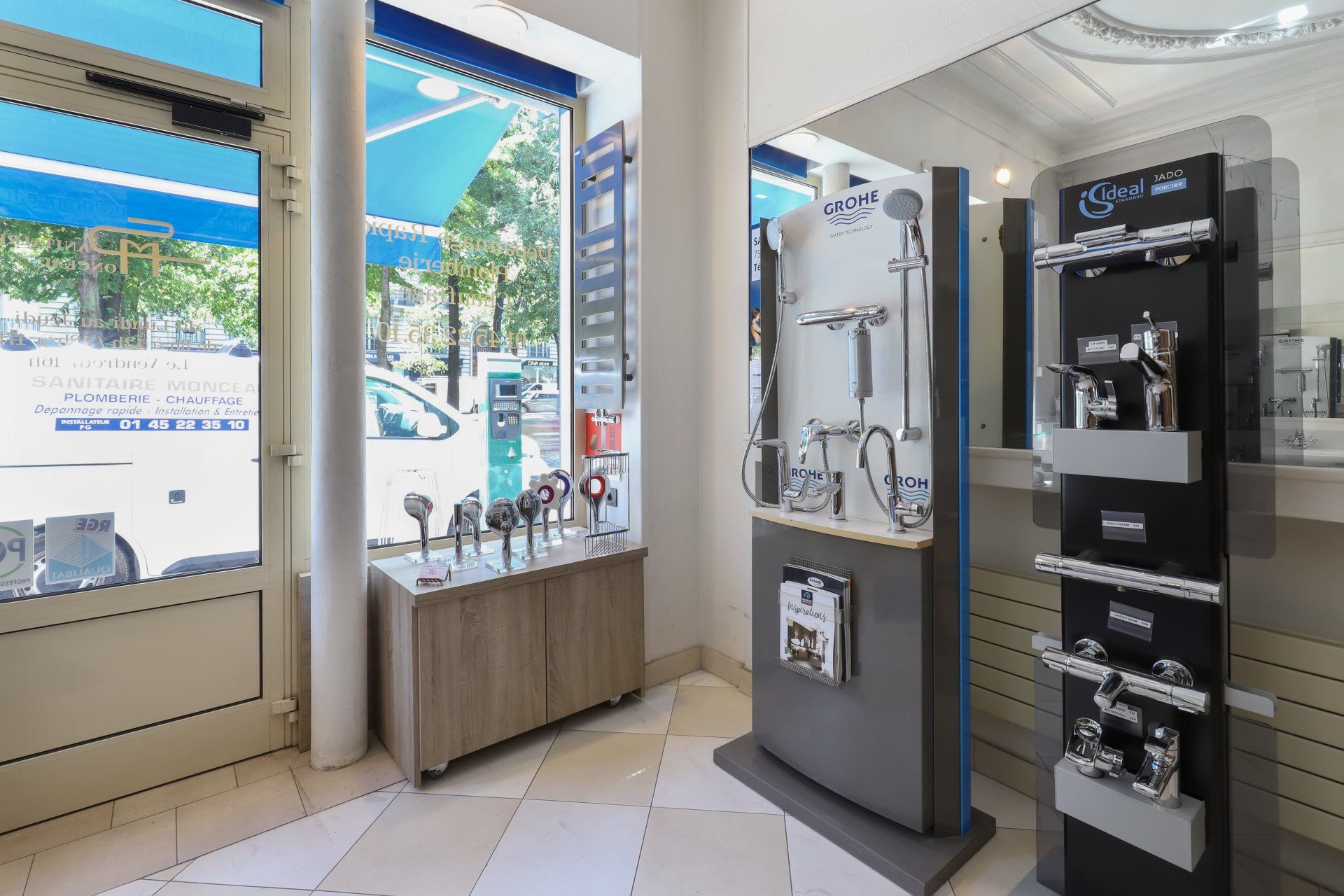 Vente d'équipements sanitaires