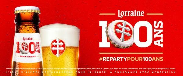 Logo marque de biére Loraine