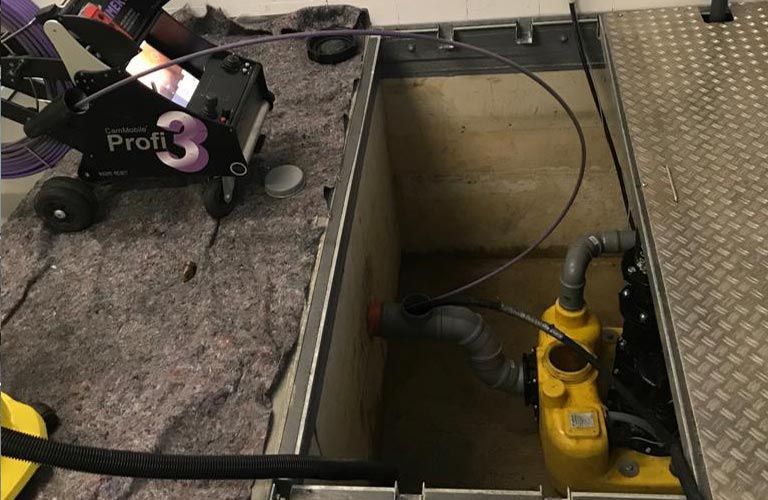 Einsatzbeispiel für die Kanalinspektion