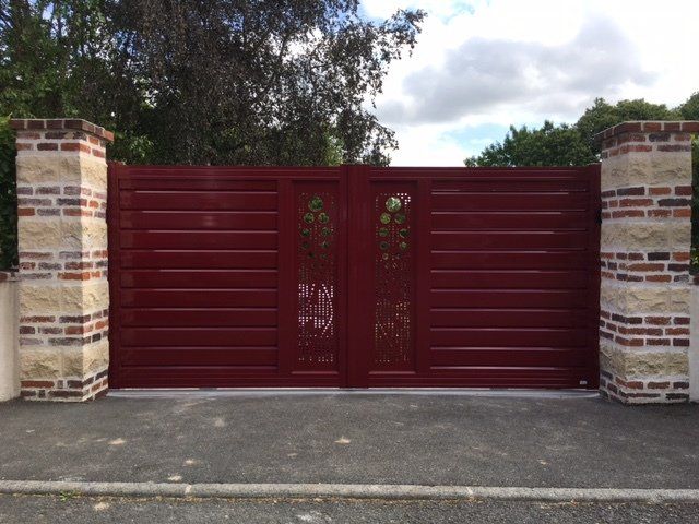 Portail battant motorisé