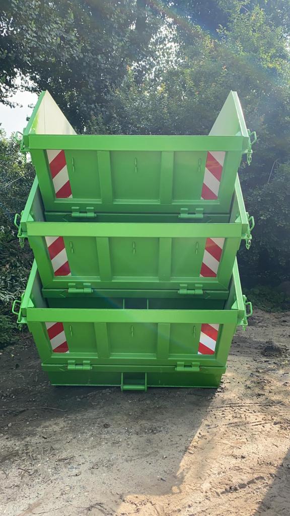 gestapelte Container