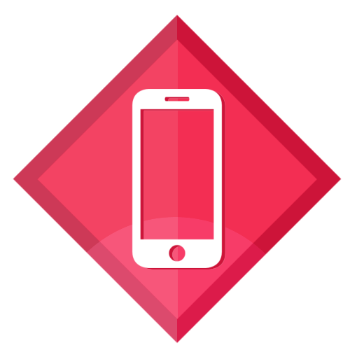 Icône d'un téléphone pour symboliser le fait de contact l'entreprise