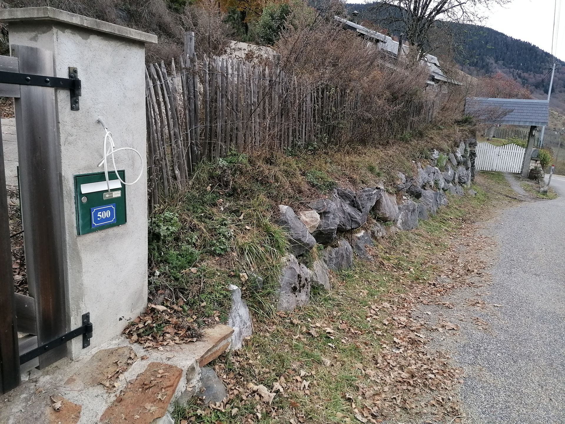 Mur de soutènement à reconstruire