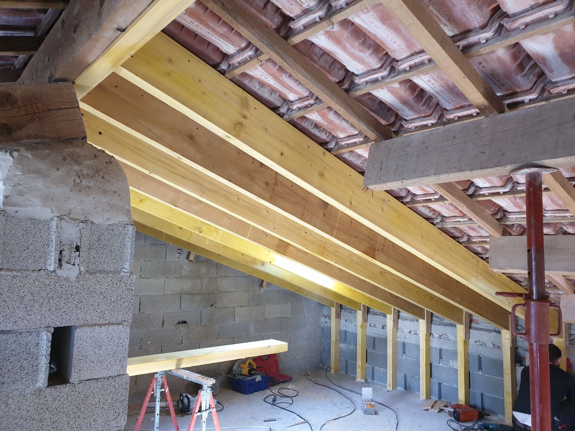 Image d'une charpente sur mesure