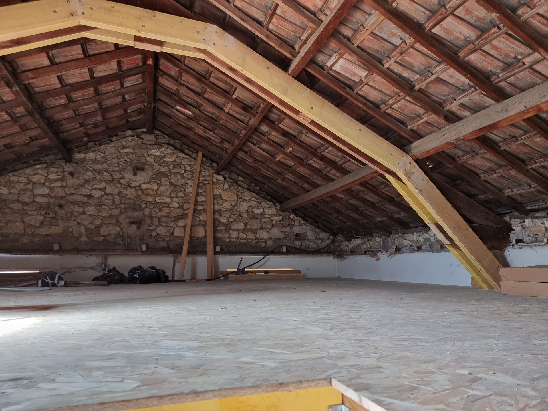 Image d'une charpente artisanale